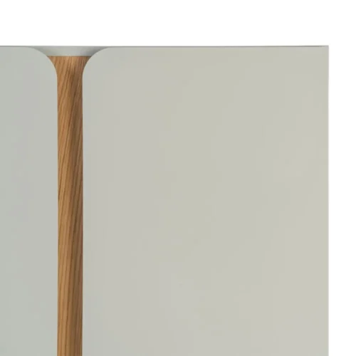 Armoire taupe laquée 2 portes Ixia 80 cm — vue 10