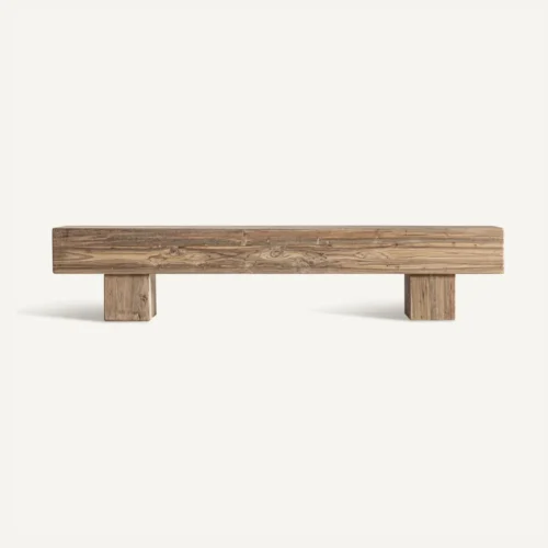 Banc Bergle teck recyclé marron Vical Home