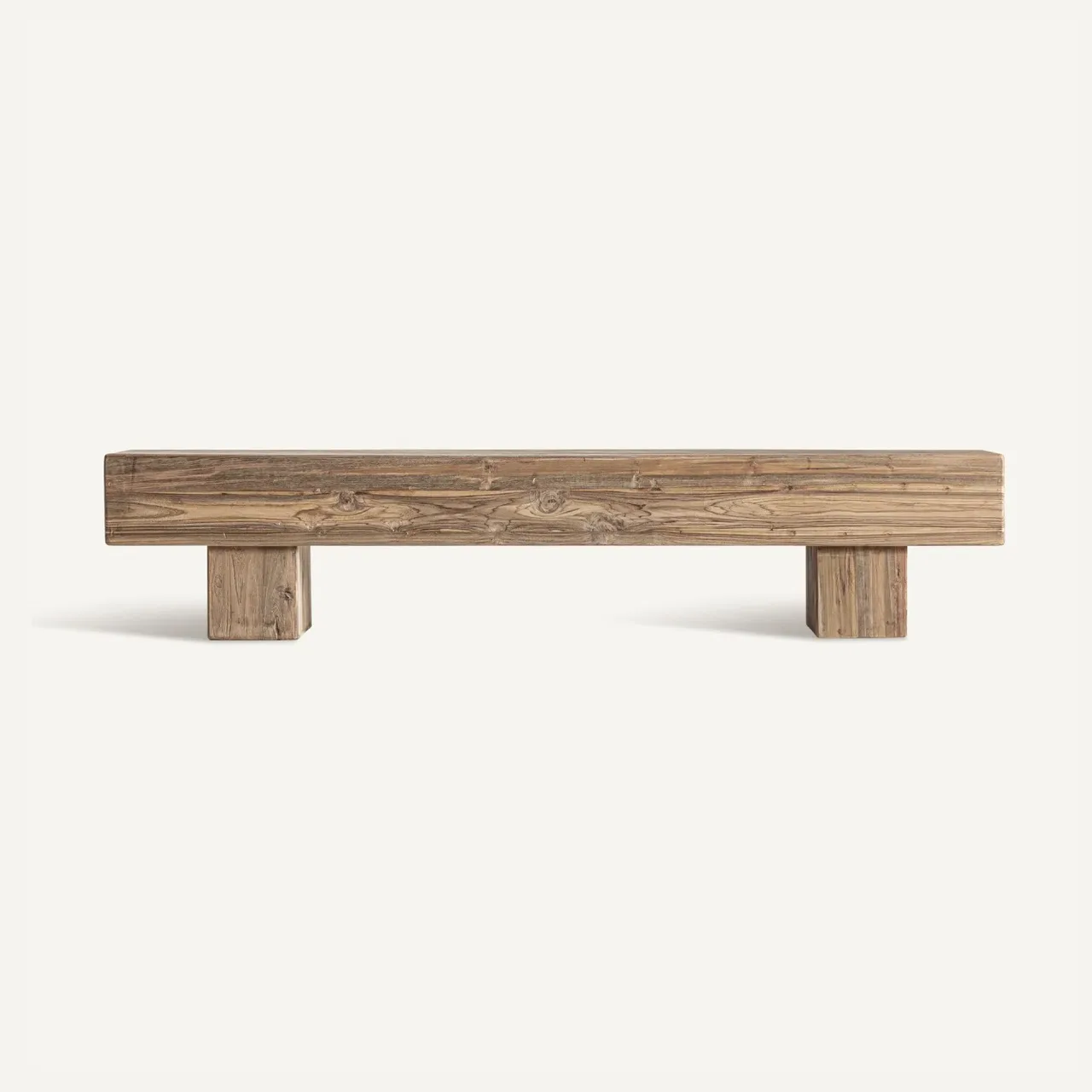 Banc Bergle teck recyclé marron Vical Home