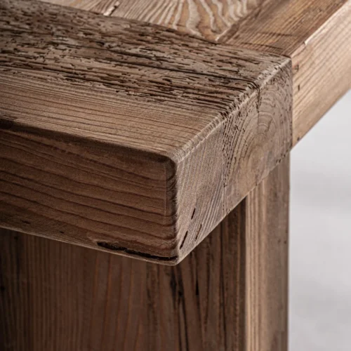Banc Breive pin recyclé vieilli Vical Home — vue 3