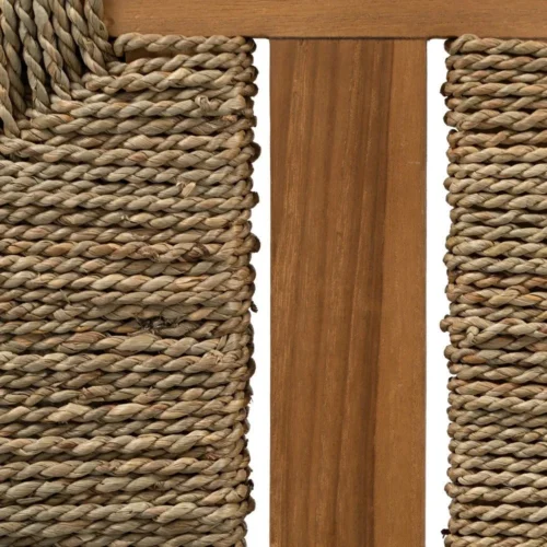 Banc compact naturel bois de teck Ixia 110 cm — vue 6
