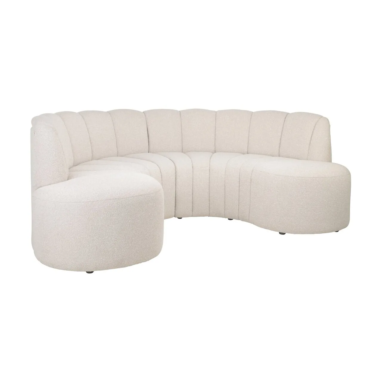 Banc Landmark lodge desert rond entièrement rembourré lot de 2 Richmond Interiors