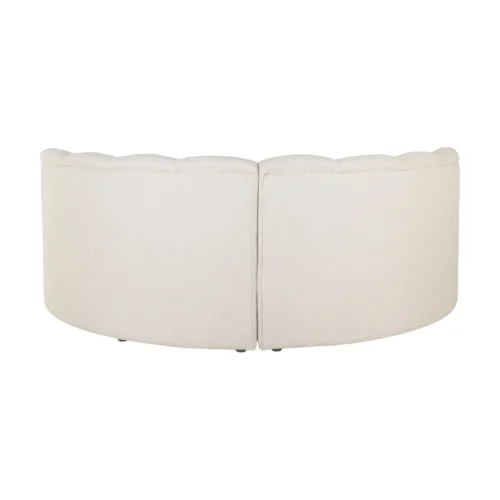 Banc Landmark lodge desert rond entièrement rembourré lot de 2 Richmond Interiors — vue 4
