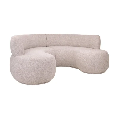 Banc Sorrobon marron cayenne rond lot de 2 Richmond Interiors
