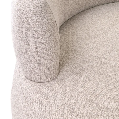 Banc Sorrobon marron cayenne rond lot de 2 Richmond Interiors — vue 6