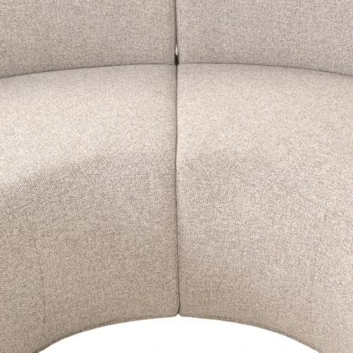 Banc Sorrobon marron cayenne rond lot de 2 Richmond Interiors — vue 8
