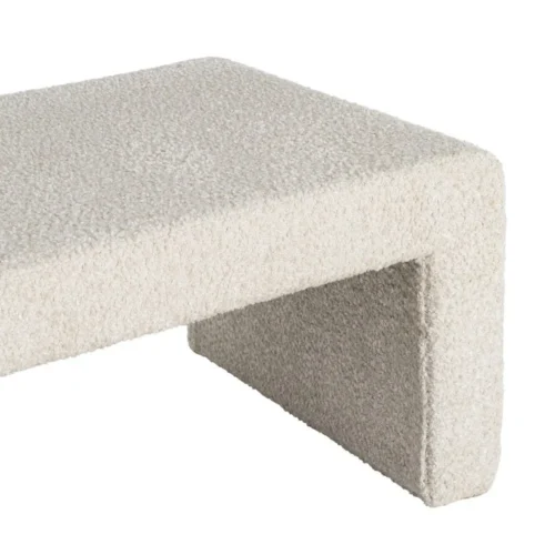 Banc tissu crème Ixia 90 cm — vue 3