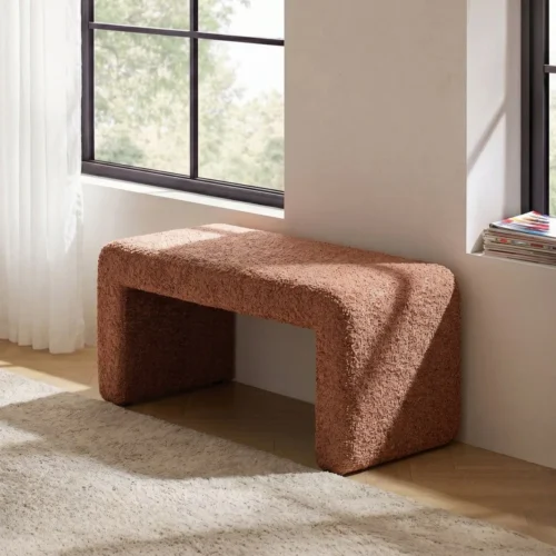 Banc tissu terre cuite Ixia 90 cm