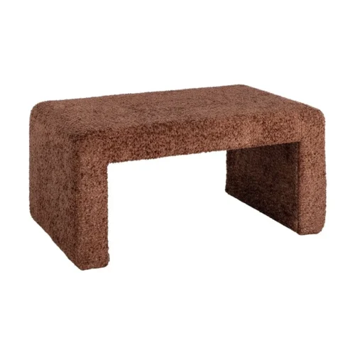 Banc tissu terre cuite Ixia 90 cm — vue 2