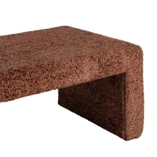 Banc tissu terre cuite Ixia 90 cm — vue 3