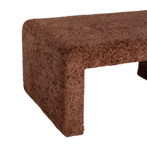 Banc tissu terre cuite Ixia 90 cm — vue 4