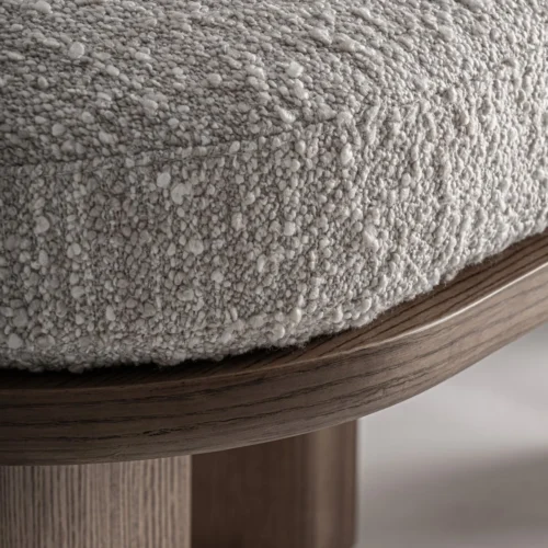 Banc Windek marron et doré Vical Home — vue 3