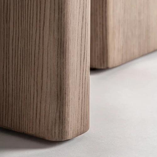Banc Windek marron et doré Vical Home — vue 5