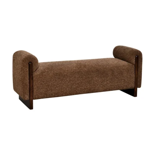 Banc Winslov marron blockweave ignifugé Richmond Interiors