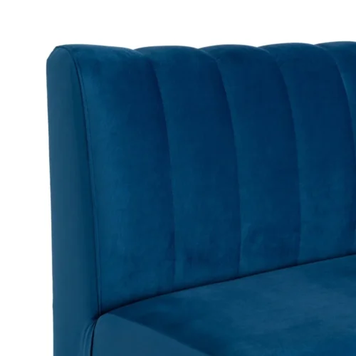 Banquette tissu bleu grand format Ixia 180 cm — vue 5