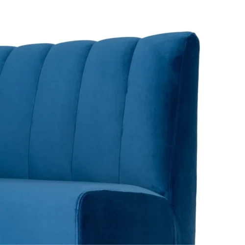 Banquette tissu bleu grand format Ixia 180 cm — vue 7
