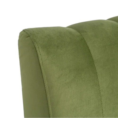 Banquette tissu vert assise rembourrée Ixia 120 cm — vue 4