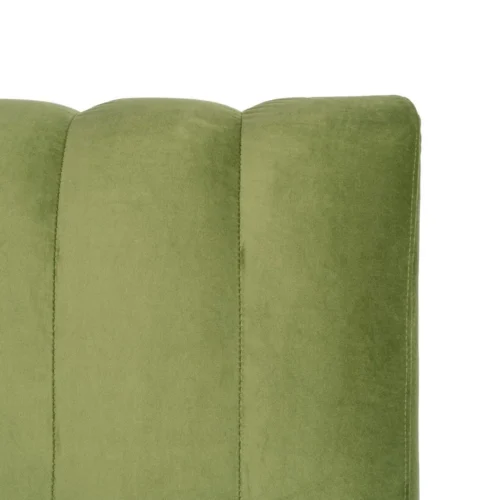 Banquette tissu vert assise rembourrée Ixia 120 cm — vue 6