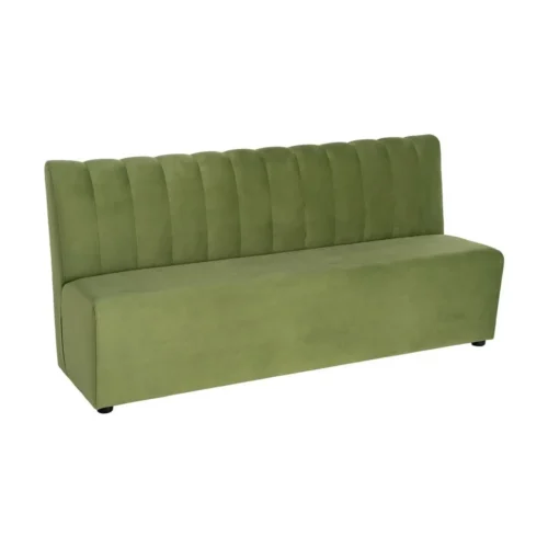 Banquette tissu vert grand format Ixia 180 cm