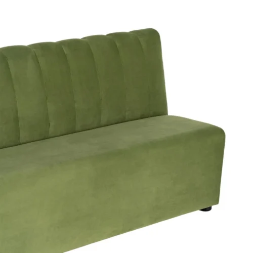 Banquette tissu vert grand format Ixia 180 cm — vue 3
