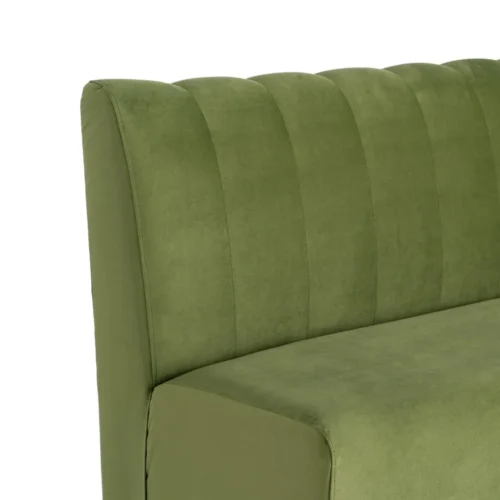 Banquette tissu vert grand format Ixia 180 cm — vue 5