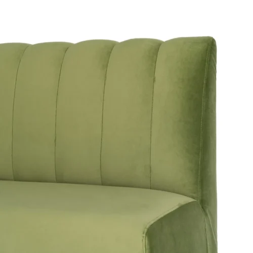 Banquette tissu vert grand format Ixia 180 cm — vue 7