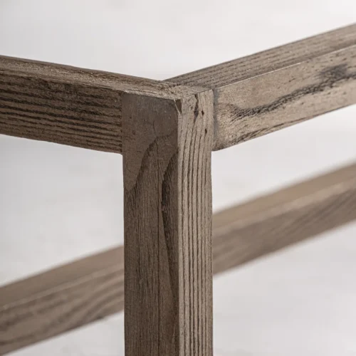 Base de vitrine Kriz bois d'orme marron Vical Home — vue 3