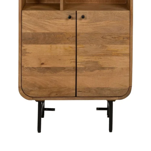 Bibliothèque bois de manguier naturel Ixia 60 cm — vue 6