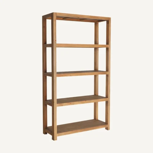 Bibliothèque Udine bois d'orme recyclé Vical Home — vue 2