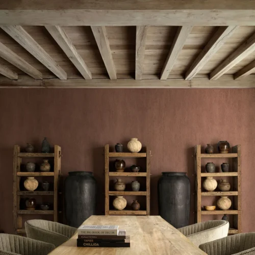 Bibliothèque Walding bois récupéré marron Vical Home — vue 7
