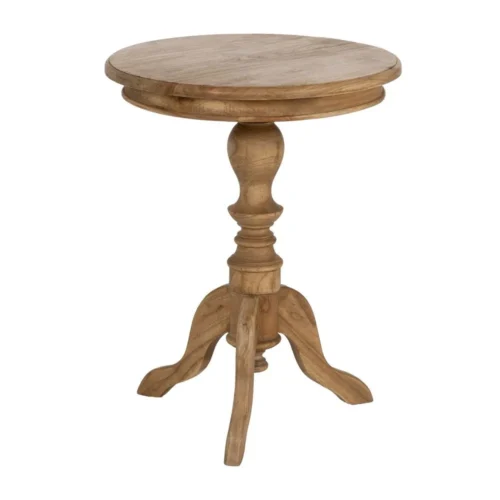 Bout de canapé rond en bois de mindi Ixia Ø 50 cm — vue 2