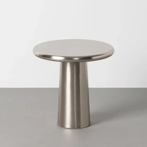 Bout de canapé rond en métal acier Ixia Ø 38 cm