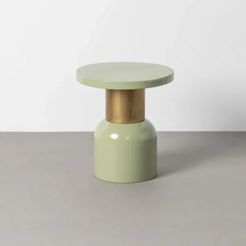 Bout de canapé rond en métal aigue-marine Ixia Ø 40 cm — vue 7