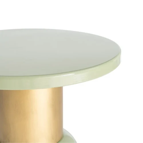 Bout de canapé rond en métal aigue-marine Ixia Ø 51 cm — vue 2