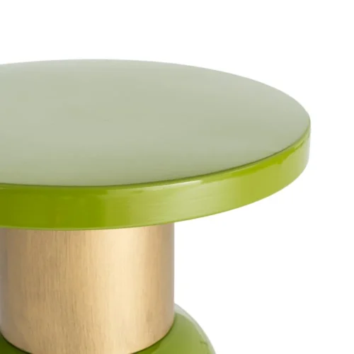 Bout de canapé rond en métal vert Ixia Ø 40 cm — vue 2