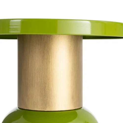 Bout de canapé rond en métal vert Ixia Ø 40 cm — vue 3