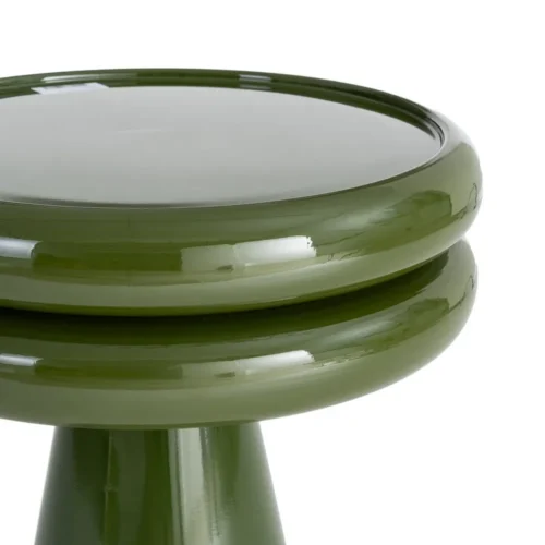 Bout de canapé rond en métal vert Ixia Ø 41 cm — vue 3