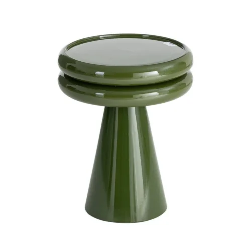 Bout de canapé rond en métal vert Ixia Ø 41 cm — vue 7