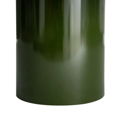 Bout de canapé rond en verre trempé et métal vert Ixia Ø 60 cm — vue 5