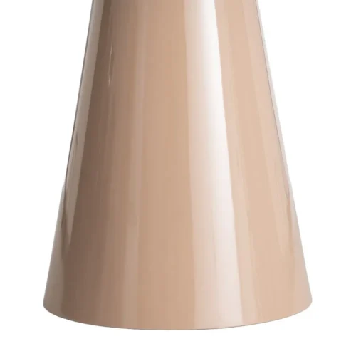 Bout de canapé rond laqué brillant taupe Ixia Ø 45 cm — vue 6