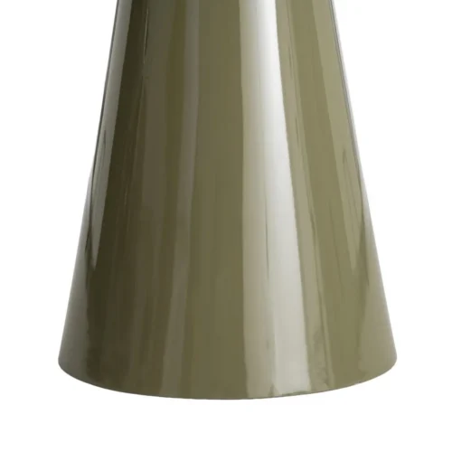 Bout de canapé rond laqué brillant vert Ixia Ø 45 cm — vue 6