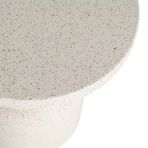 Bout de canapé rond métal blanc Ixia Ø 40 cm — vue 3