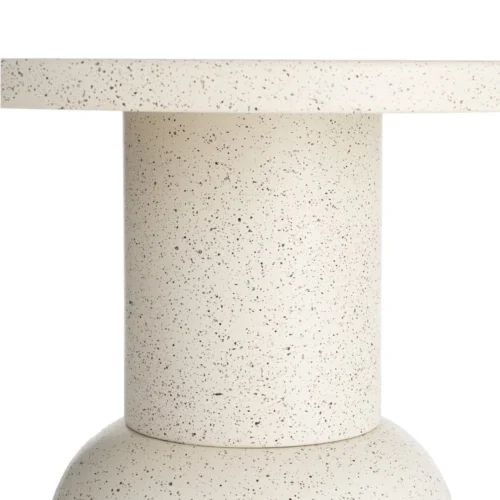 Bout de canapé rond métal blanc Ixia Ø 51 cm — vue 4