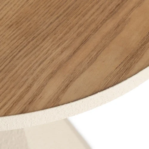 Bout de canapé rond métal crème Ixia Ø 45 cm — vue 4