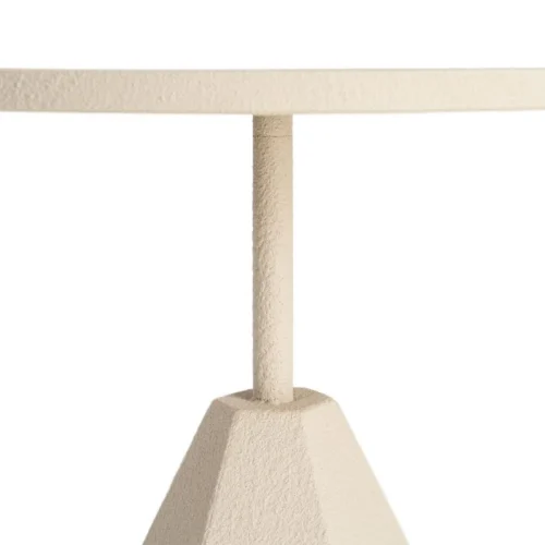Bout de canapé rond métal crème Ixia Ø 45 cm — vue 7