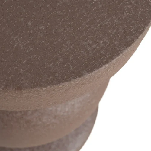Bout de canapé rond métal marron finition acier Ixia Ø 33 cm — vue 7