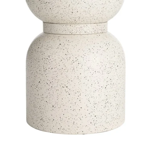 Bout de canapé rond plateau laqué blanc Ixia Ø 50 cm — vue 5