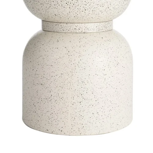 Bout de canapé rond plateau laqué blanc Ixia Ø 60 cm — vue 5