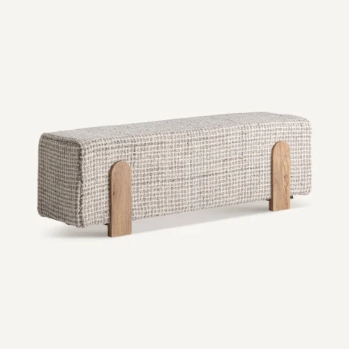 Bout de lit Beccles laine beige Vical Home — vue 2