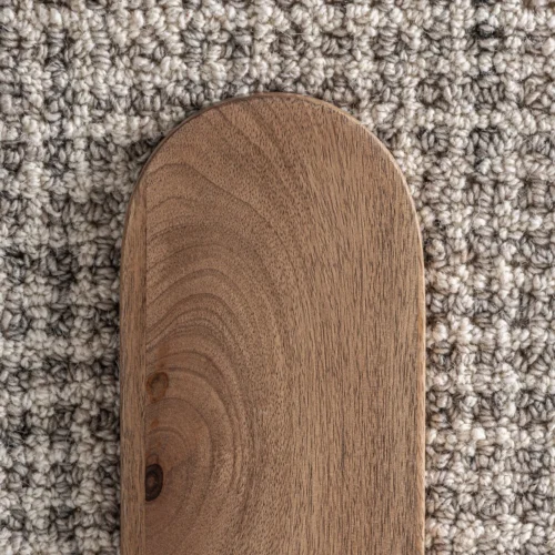 Bout de lit Beccles laine beige Vical Home — vue 4